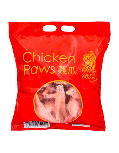 GOLDEN DRAGON Chicken Feet 1kg (Frozen)