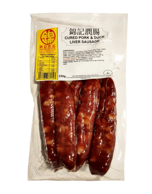 KAM KEE Cured Pork & Duck Liver Sausage 220g (Frozen)