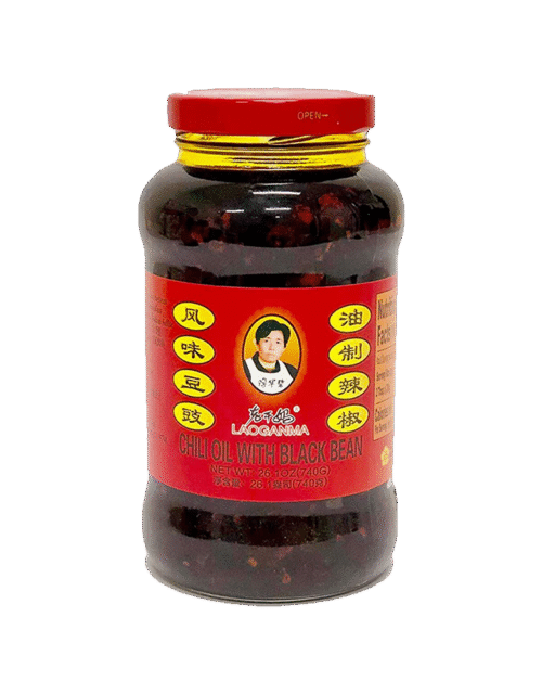 LAO GAN MA Preserved Black Beans in Chilli Oil 740g