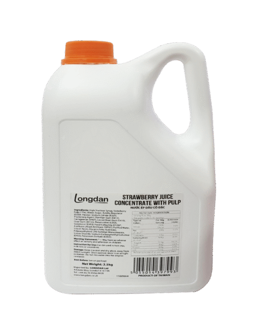 Longdan Strawberry Juice Conc. with Pulp 2.5kg
