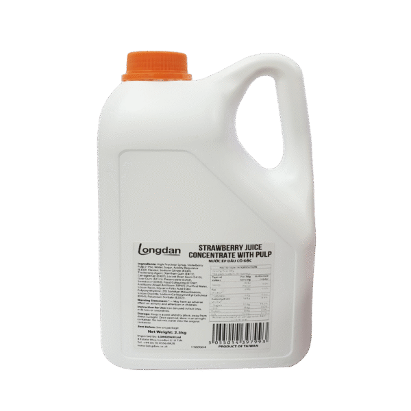 Longdan Strawberry Juice Conc. with Pulp 2.5kg