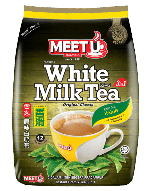 MEETU White Milk Tea 3in1 480g (Case 24)