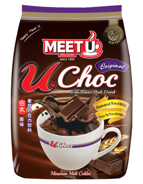 MEETU UChoc Chocolate Malt Drink Original 576g (Case 24)