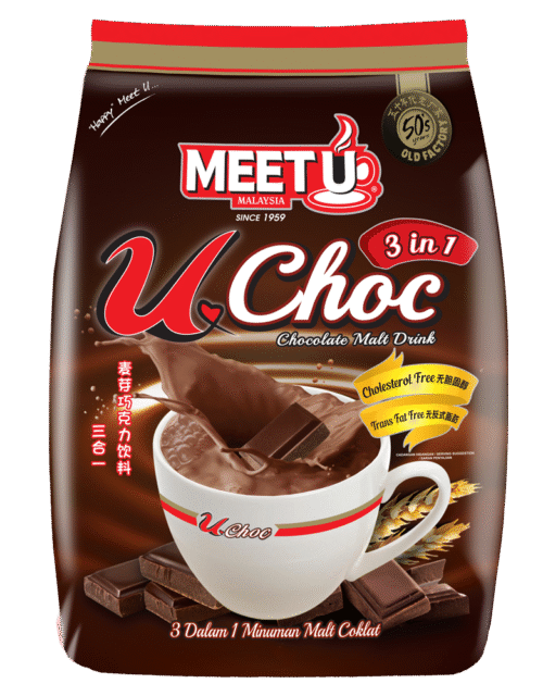 MEETU UChoc Chocolate Malt Drink 3in1 594g