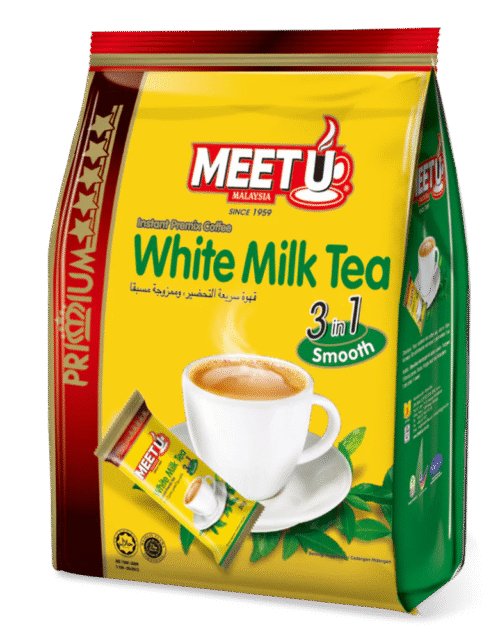 MEETU Primium White Milk Tea 3in1 400g (Case 24)