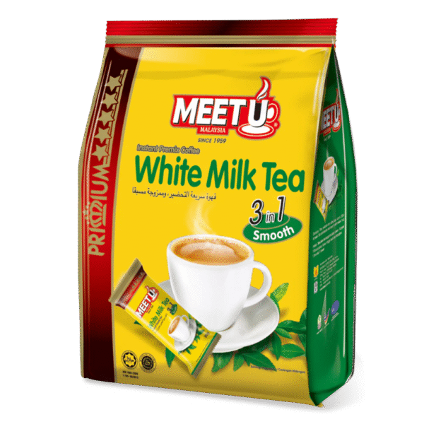 MEETU Primium White Milk Tea 3in1 400g (Case 24)