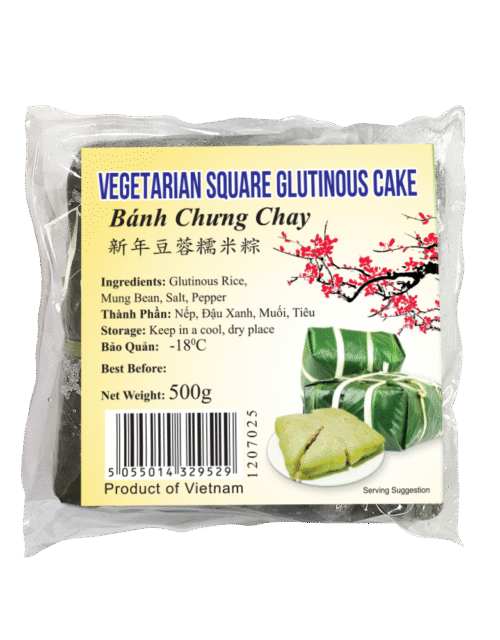 Vegetarian Square Glutinous Cake 500g (Frozen)