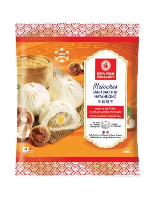 Hoa Nam Brioches / Banh Bao Nam Huong 600G (Frozen)