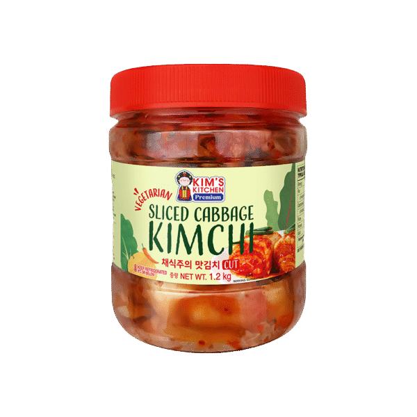 KIM'S KITCHEN PREMIUM Sliced Cabbage Kimchi (Fish Free) 1.2kg