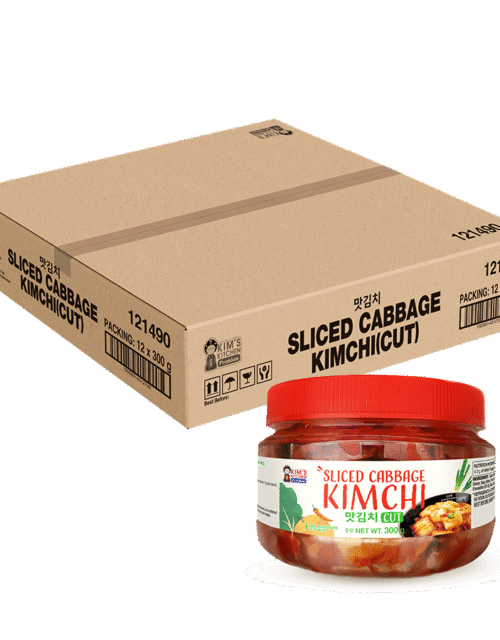 KIM'S KITCHEN PREMIUM Sliced Cabbage Kimchi 300g (Case 12)
