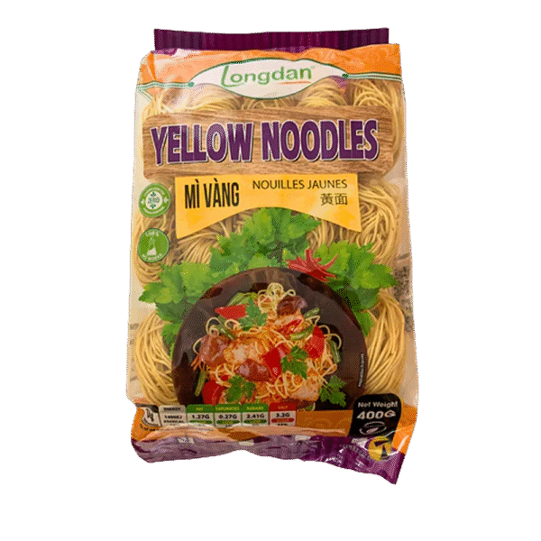 Longdan Yellow Noodles 1.2mm 400g