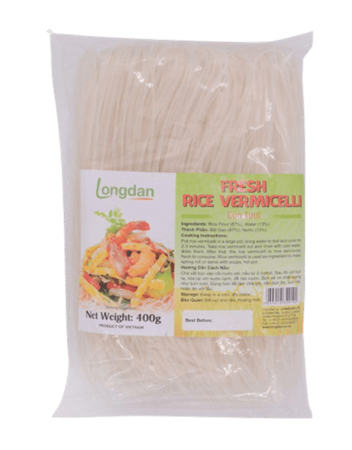Longdan Fresh Rice Vermicelli 400g