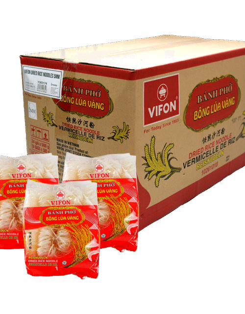 Vifon Bong Lua Vang Dried Rice Noodles 500g 5mm (Case 24)