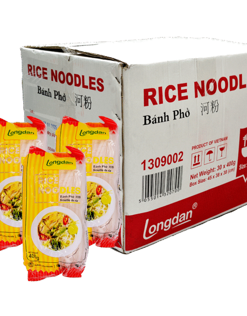 Longdan Rice Noodles 4mm 400g (Case 30)