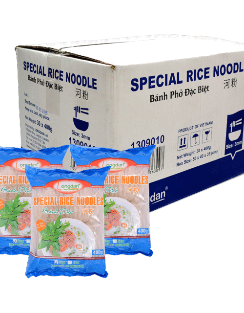 Longdan Special Rice Noodles 3mm 400g (Case 30)