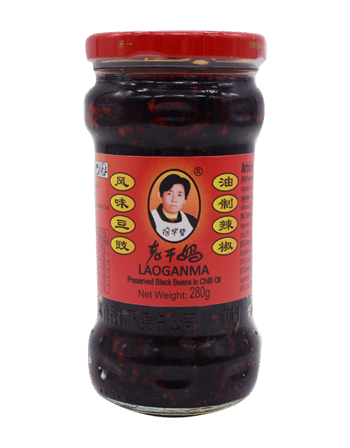 LAO GAN MA Preserved Black Beans in Chilli Oil 280g
