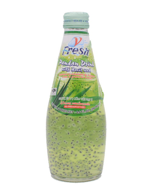 V-FRESH Pandan Drink & Basil Seed 290ml