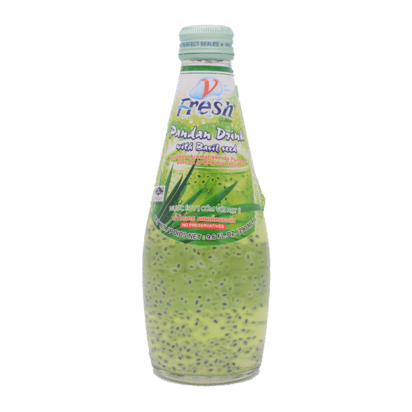 V-FRESH Pandan Drink & Basil Seed 290ml