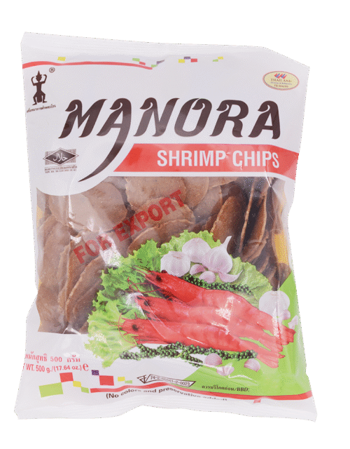 MANORA Uncooked Shrimp Chips 500g