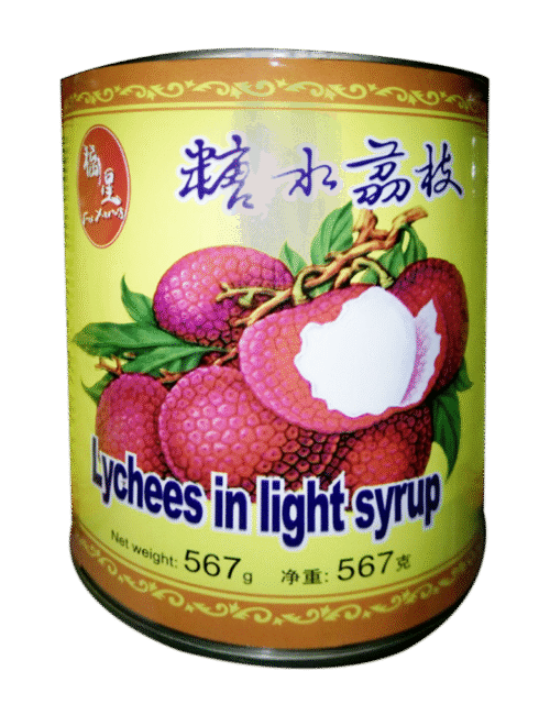 FU XING Lychees In Light Syrup 567g