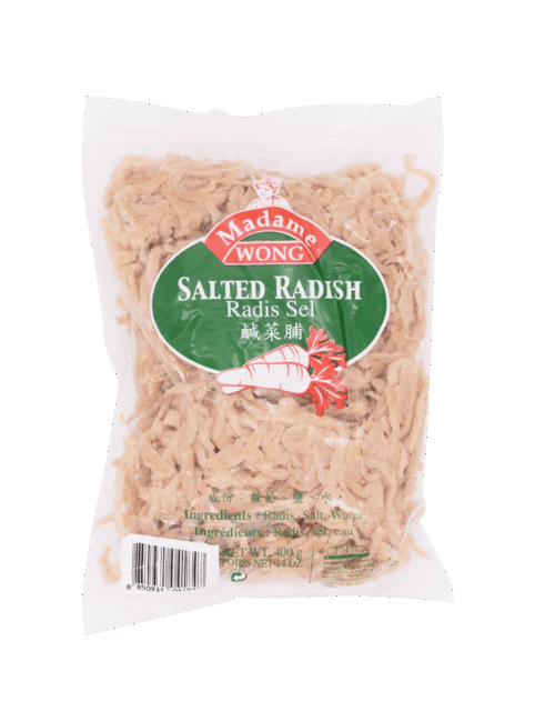 MADAME WONG Salted Radish (Stripes) 400g