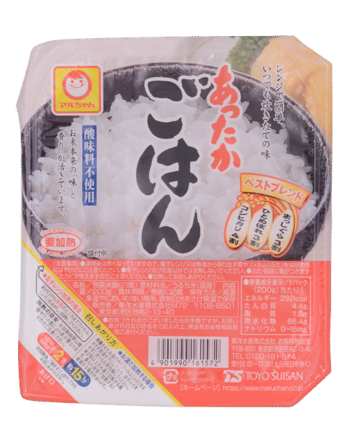 Toyo Suisan Attaka Packed Rice 200G