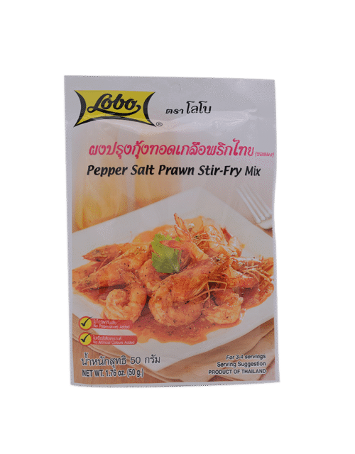 LOBO Stir Fry Pepper Salt Prawn 50g