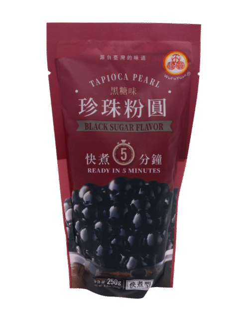 WU FU YUAN Tapioca Pearl - Brown Sugar 250g