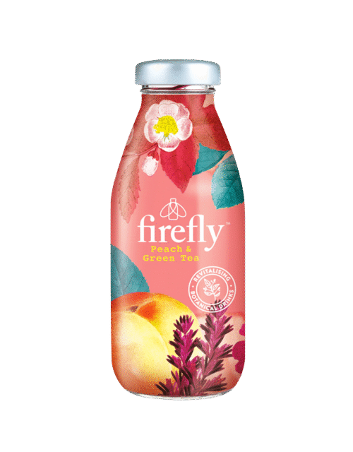 FIREFLY NATURAL DRINKS Peach & Green Tea 330ml
