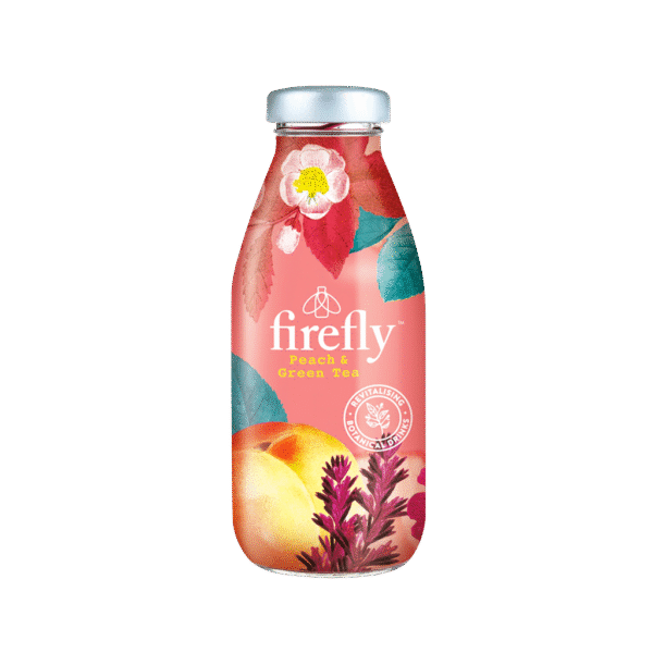 FIREFLY NATURAL DRINKS Peach & Green Tea 330ml