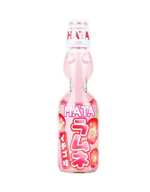 HATAKOSEN Ramune Strawberry 200ml