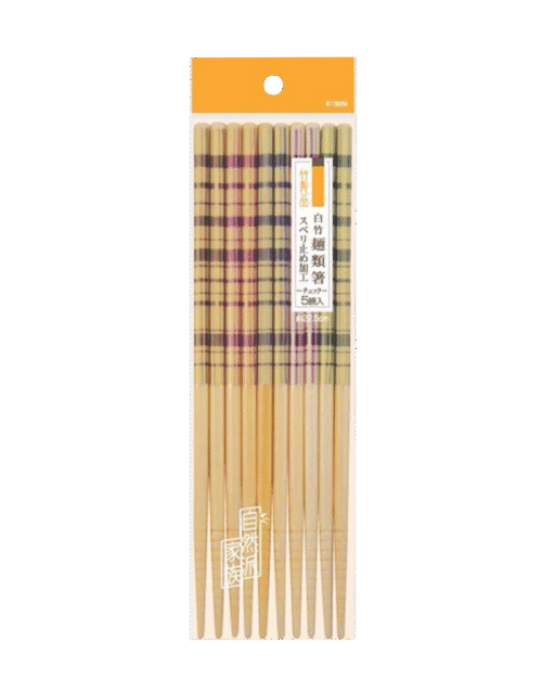 Josho White Bamboo Chopsticks 5P 22.5cm