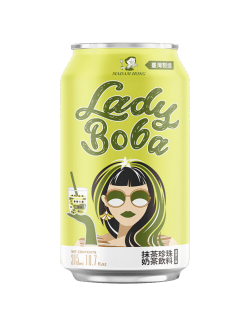 MADAM HONG Lady Boba Matcha Latte Bubble 315ml
