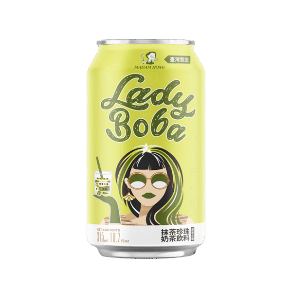 MADAM HONG Lady Boba Matcha Latte Bubble 315ml