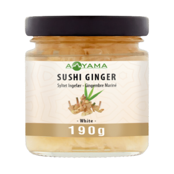 Aoyama Sushi Ginger White In Jar 190g