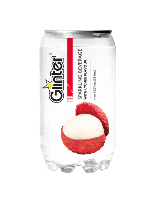 GLINTER Lychee Sparkling Water 350ml