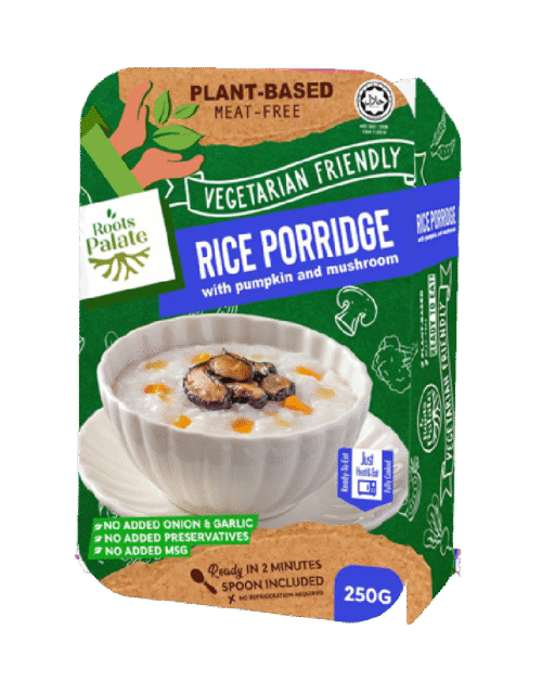 Roots Palate Vegetarian Rice Porridge With Pumpkin And Mushroom 250g