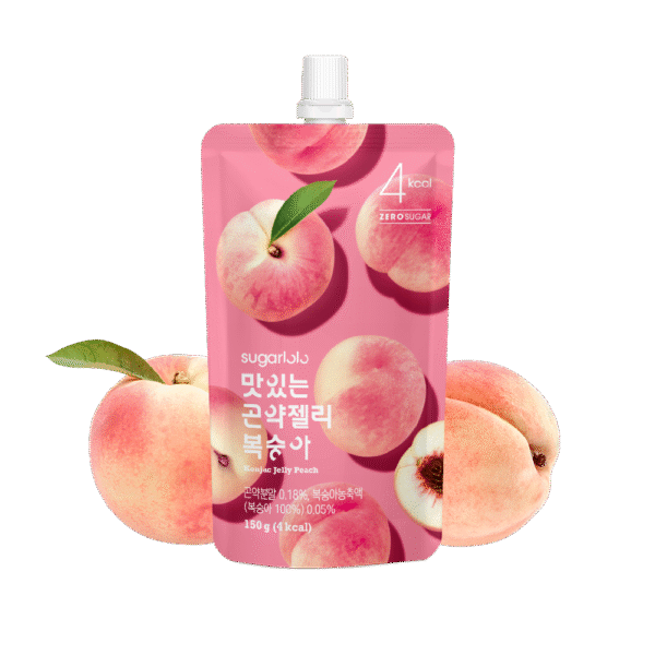 SUGARLOLO Konjac Jelly Peach 150g