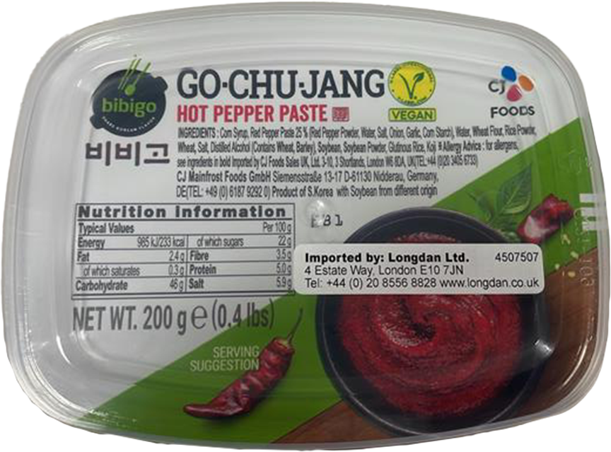 CJ BIBIGO Red Pepper Paste ( Vegan ) 200g