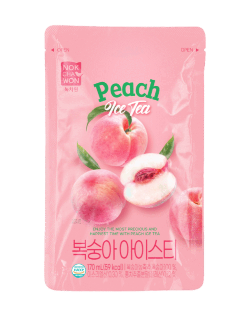 NOKCHAWON Peach Ice Tea Pouch Drink 170ml