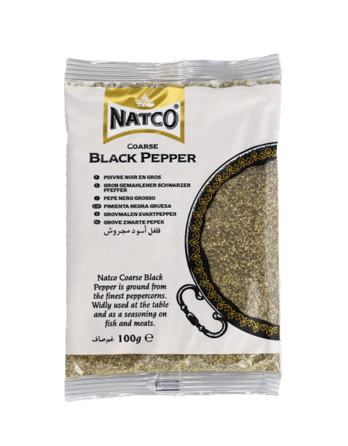 NATCO Black Pepper Coarse 100g (Case 10)