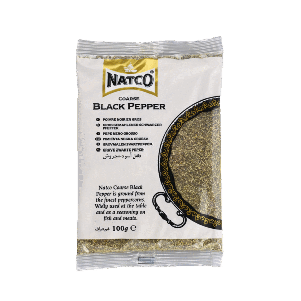 NATCO Black Pepper Coarse 100g (Case 10)