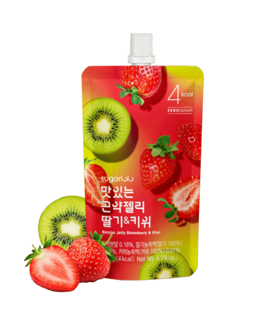 SUGARLOLO Konjac Jelly Strawberry & Kiwi 150g