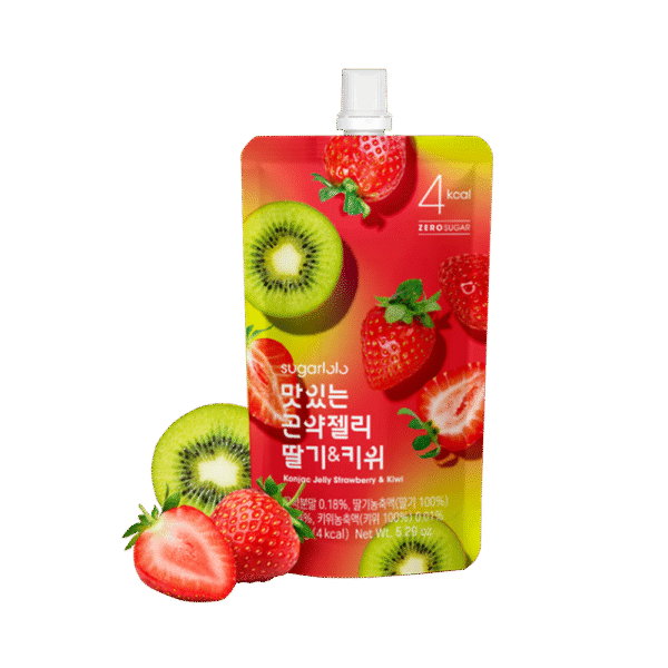 SUGARLOLO Konjac Jelly Strawberry & Kiwi 150g