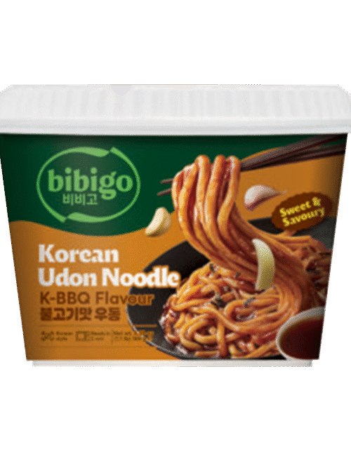 CJ BIBIGO Udon Noodle Korean BBQ Flavour 187g