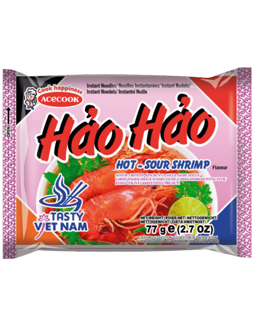 HAO HAO Hot & Sour Shrimp Flavor 77g (T)