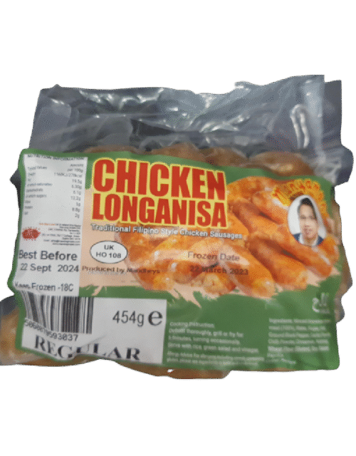 MANDHEY'S MANYAMAN Chicken Longanisa 454g (Frozen)