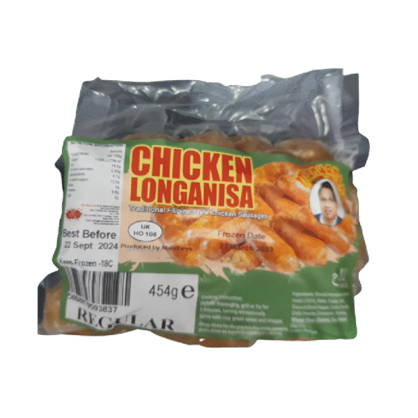 MANDHEY'S MANYAMAN Chicken Longanisa 454g (Frozen)