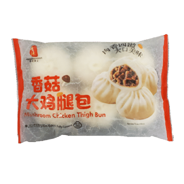 FRESHASIA Mushroom Chicken Thigh Bun 510g (Frozen)