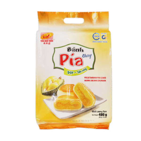 Tan Hue Vien Durian & Mungbean Mini Cake 480g (Frozen)